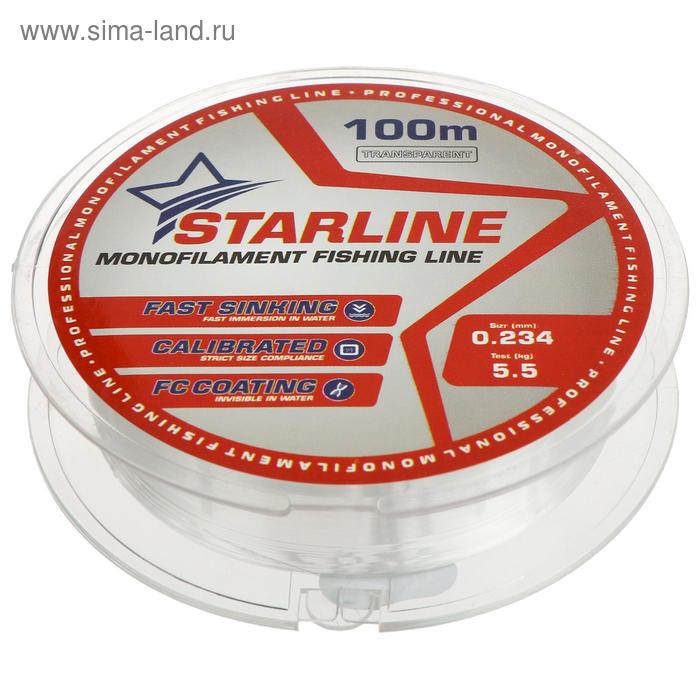 фото Монофильная леска starline 100 м (transparent) d=0,234 мм iam company