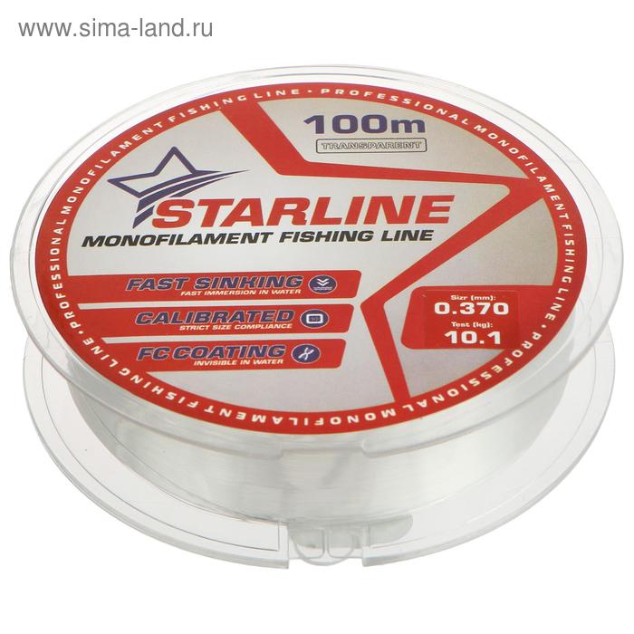 фото Монофильная леска starline 100 м (transparent) d=0,370 мм iam company