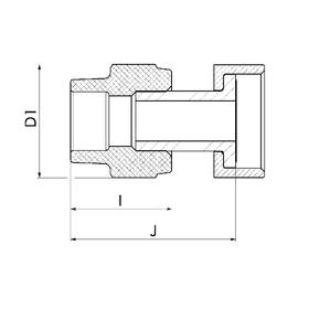 

Муфта PIPELIFE INSTAPLAST, полипропилен, d=20 мм х 1/2", накид. гайка, пласт. штуцер, серая