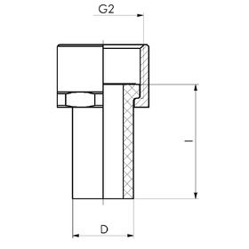 

Американка PIPELIFE INSTAPLAST, полипропиленовая, d=20 мм х 3/4", серая