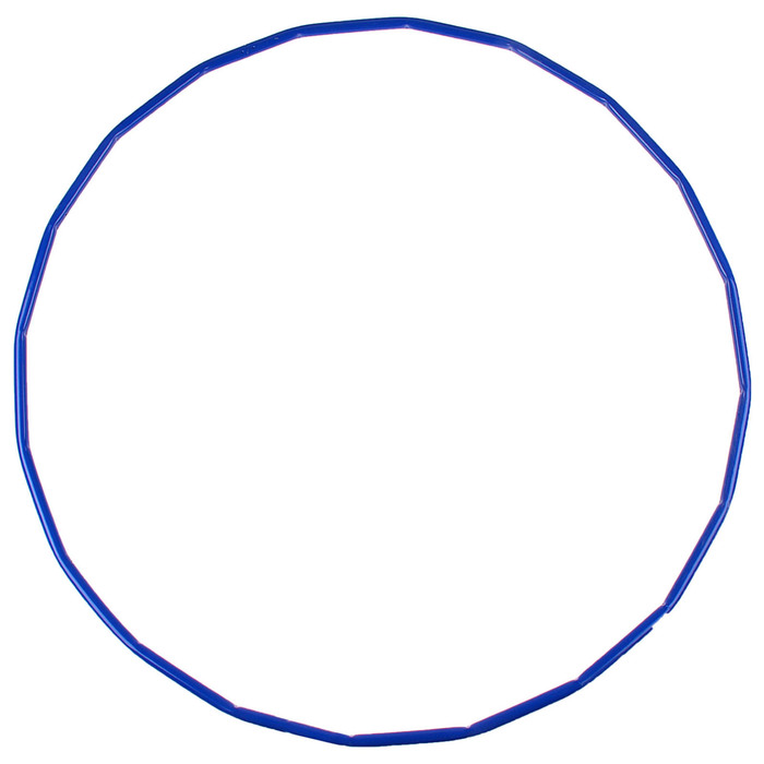 Обруч гимнастический рифленый, стальной, d=900 мм, МИКС