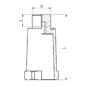 

Монтажная заглушка PIPELIFE INSTAPLAST, полипропилен, 1/2", с уплотнением, голубая