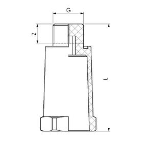 

Монтажная заглушка PIPELIFE INSTAPLAST, полипропилен, 1/2", с уплотнением, красная