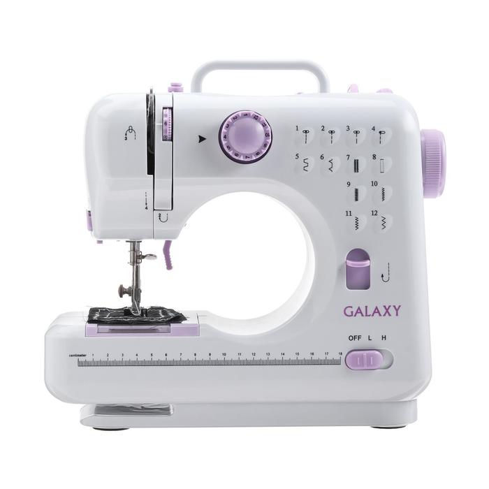 

Швейная машина Galaxy LINE GL 6500, 9 Вт, 12 видов строчки, автомат, белая