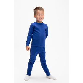 

Термобельё для мальчика (лонгслив,кальсоны), цвет тёмно-синий, рост 140 см (38)