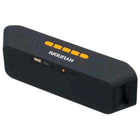 

Портативная колонка Hyundai H-PAC160 6Вт, FM, AUX, microSD, USB, Bluetooth, черно-оранжевый 527422