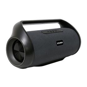 

Портативная колонка Hyundai H-PAC420 50Вт, AUX, microSD, USB, BT4.2, 3600мАч, серо-черный