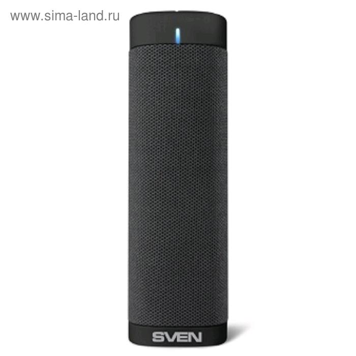 Портативная колонка Sven PS-115 10Вт, FM, AUX, microSD, USB, Bluetooth, 1800мАч, чёрный