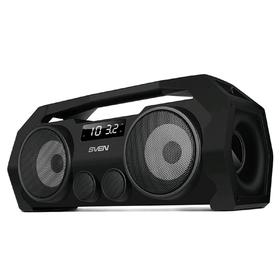 

Портативная колонка Sven PS-465 18Вт, FM, AUX, microSD, USB, Bluetooth, 1800мАч, чёрный