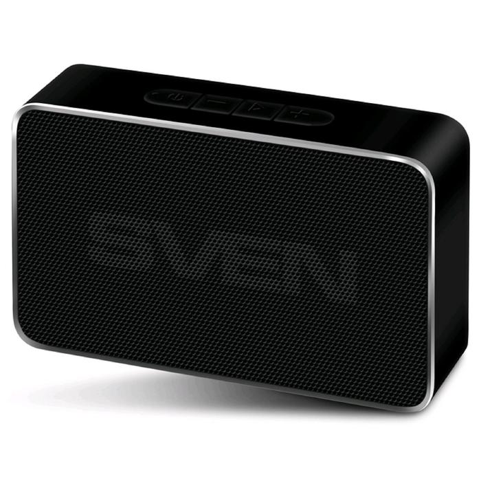 Портативная колонка Sven PS-85 5Вт, FM, AUX, microSD, USB, Bluetooth, 600мАч, черный
