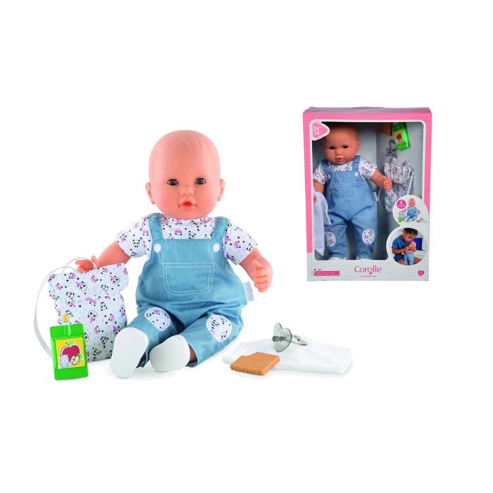 Кукла в наборе Corolle «Малышка идет в детский сад с ароматом ванили», 5 акс., 36 см