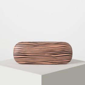 

Футляр для очков, 16 × 6 × 2,5 см, цвет чёрный/рыжий