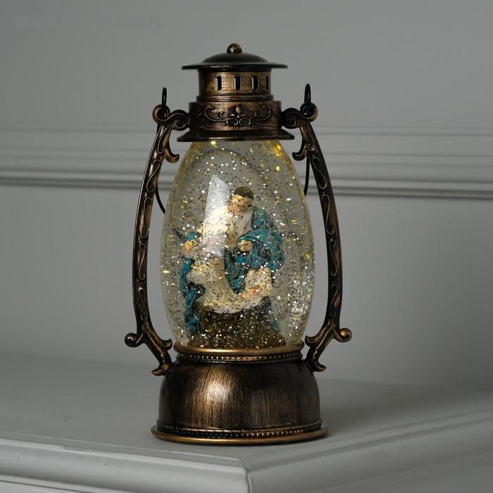 фото Фигура световая фонарик "рождение христа", 25х10х10 см, от бат. 2хааа(не в компл.), т/белый luazon lighting