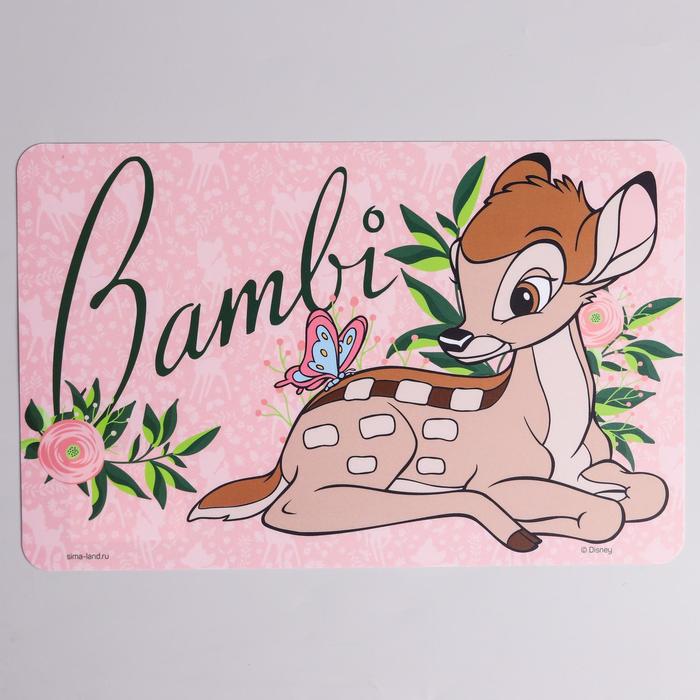 фото Коврик для лепки "bambi" дисней, размер 19*29,7 см disney