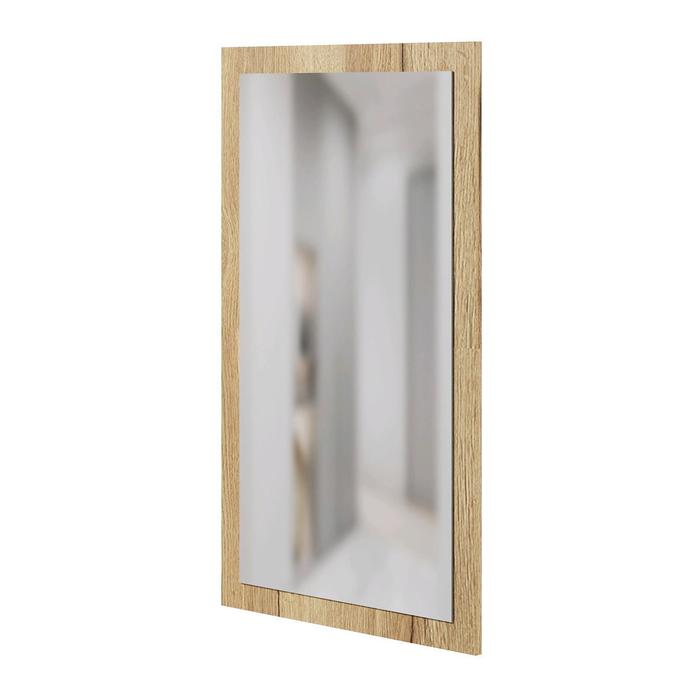 Настенное зеркало «ПЗ-3», 600 × 20 × 1044 мм, цвет дуб делано