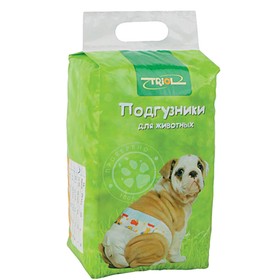 

Подгузник для собак XS, вес собаки 2-4 кг, 22 шт