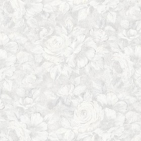 

Обои на флизелиновой основе ЕВРД Marie Claire 7058-00 цветы белые 1,06х10м