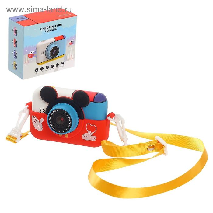 Детский фотоаппарат «Микки», с режимом съёмки видео, руссифицированный, МИКС