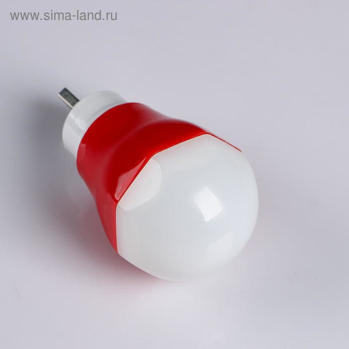 фото Фонарь-лампа кемпинговый, led, usb, 5 вт, 50 тыс. ч. работы, pp-пластик, микс