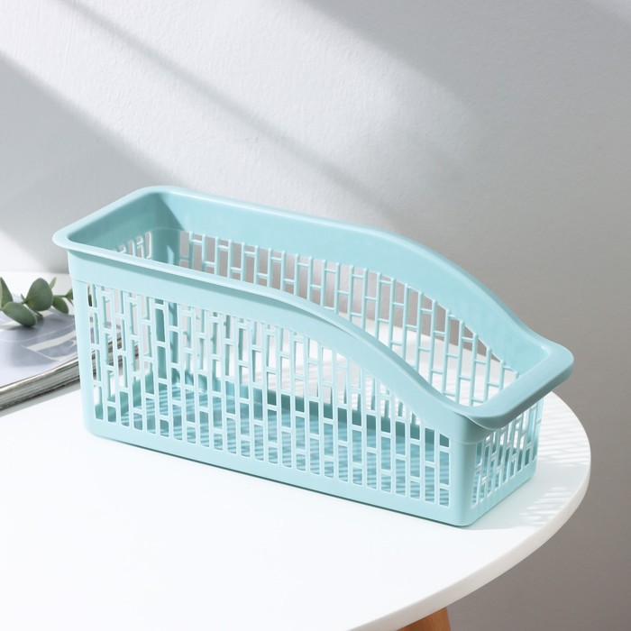 

Корзинка пластиковая для мелочей «Сеть», 29×12×12 см, цвет МИКС