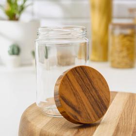 

Банка для сыпучих продуктов «Венге», 600 мл