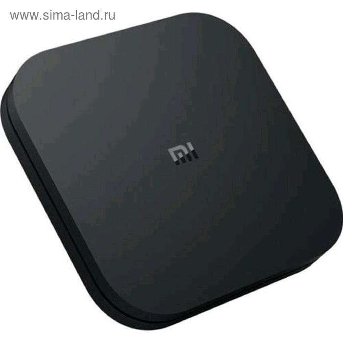 Приставка Смарт ТВ XIAOMI Mi Box S, 4К, 2 Гб, 8 Гб, Wi-Fi, Bluetooth, USB,Android TV,черная   515378