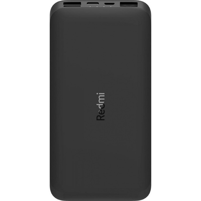 Внешний аккумулятор Xiaomi Redmi Power Bank VXN4305GL, 10000 мАч, черный внешний аккумулятор xiaomi redmi power bank 10000mah pb100lzm black vxn4305gl