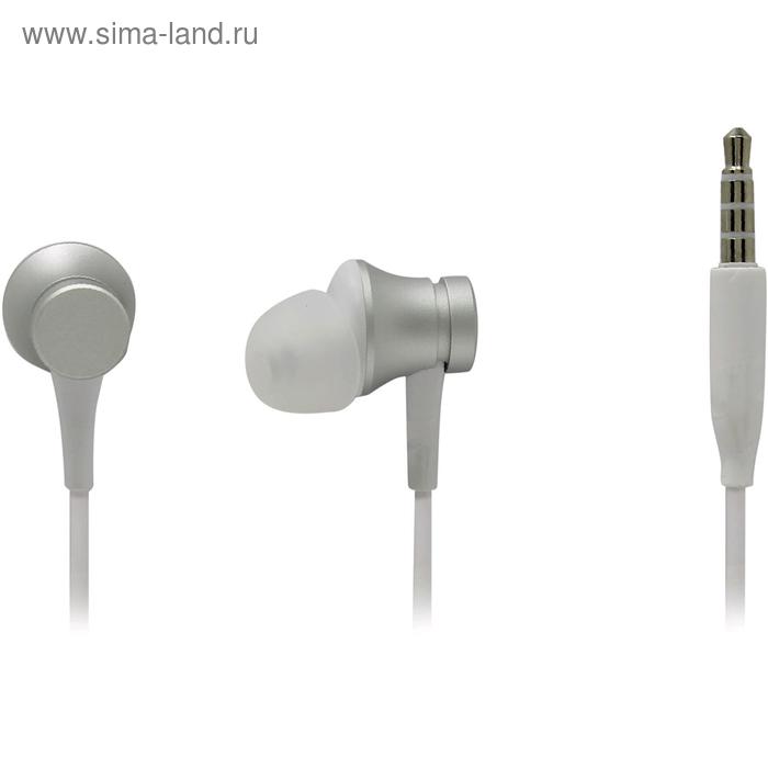 

Наушники XIAOMI Mi In-Ear Headphones Basic, вакуумные, микрофон, серебристые (ZBW4355TY)
