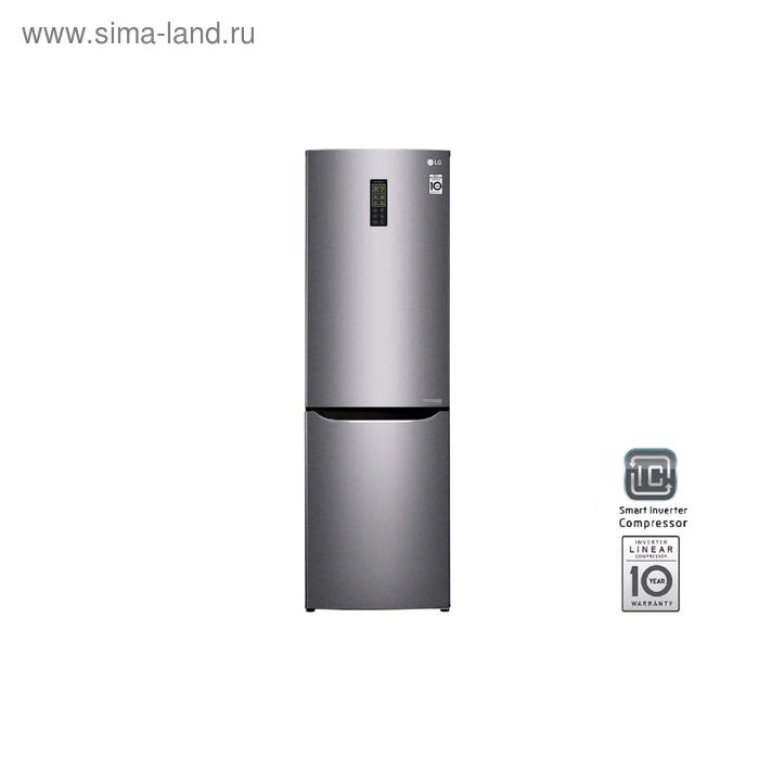 Холодильник LG GA B 379 SLUL, двухкамерный, класс А+, 312 л, NoFrost, инвертор, цвет графит   520530
