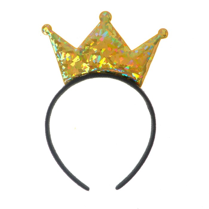 Карнавальный ободок «Корона», цвета МИКС карнавальный ободок корона с пайетками цвет золотой