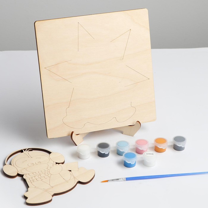 3D картина «Пингвинёнок» 20×20×4 см