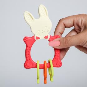 

Универсальный прорезыватель BUNNY, цвет коралловый