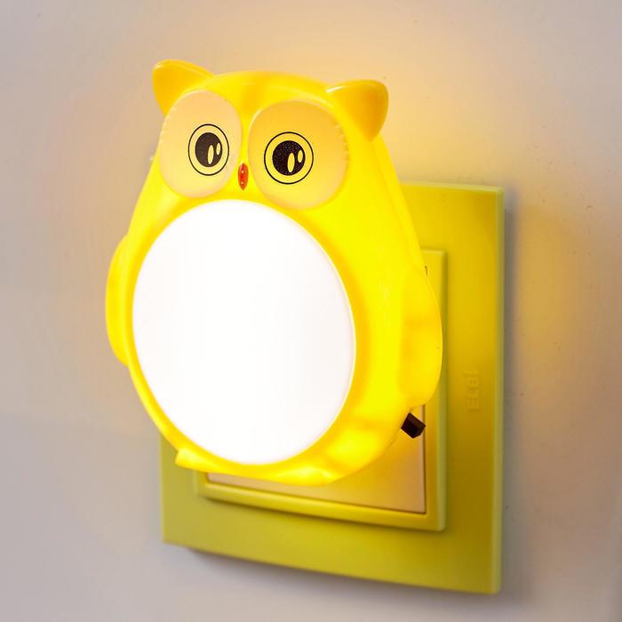 

Ночник "Совенок" LED от сети МИКС 4,5х8х8,5 см RISALUX