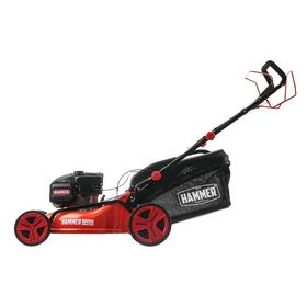 

Газонокосилка бенз. Hammer KMT145SC, самоходная, 3.7 л.с., 2700 Вт, шир./выс. 480/25-75 мм