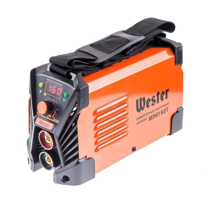 Инвертор сварочный WESTER MINI 160Т 6600 Вт 30-160A 155 В ПВ 60 d16-4 мм IP 21S 699900₽