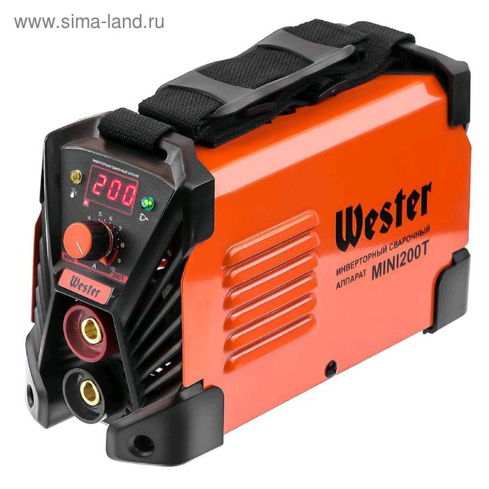Инвертор сварочный WESTER MINI 200Т 8800 Вт 30-200 A 155 В ПВ 60 d16-5 мм IP 21S 799900₽