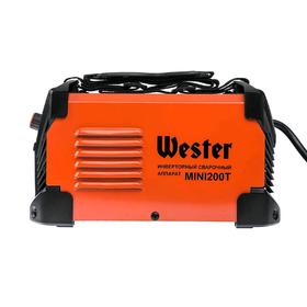 

Инвертор сварочный WESTER MINI 200Т, 8800 Вт, 30-200 A, 155 В, ПВ 60%, d=1.6-5 мм, IP 21S