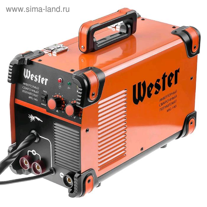 Сварочный полуавтомат инверторный WESTER MIG-140i MIGMAGMMA 40-140 A 06-08 мм 1749900₽