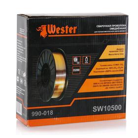 

Проволока сварочная WESTER SW 10500, d=1 мм, 5 кг, омедненная, катушка d=200 мм