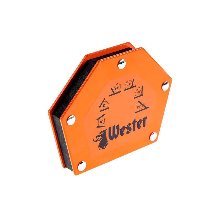 Магнитный угольник для сварки WESTER WMCT50, 30°/45°/60°/75°/90°/135°, до 23 кг