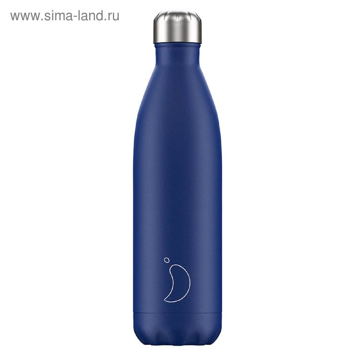 фото Термос matte 750 мл, синий chilly's bottles