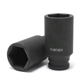 

Головка торцевая Partner PA-4458521, ударная, 6-ти гранная, глубокая, 1/2", 21 мм