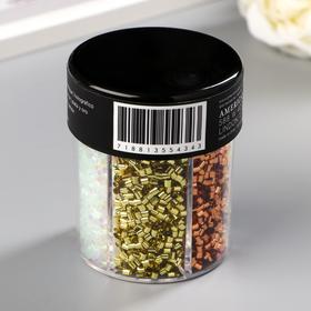 

Конфетти Моху "Tube Confetti. Metallic" набор 6 цветов