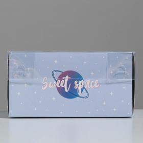 

Коробка для кондитерских изделий с PVC крышкой Sweet Spase, 12 х 6 х 11,5 см