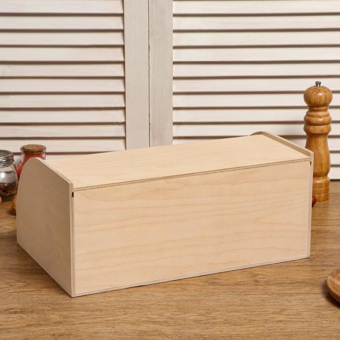 Хлебница деревянная "Буханка", 38×24.5×16.5 см