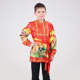 

Русская рубаха для мальчика «Русские сказки», р. 32, рост 122-128 см