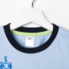 

Пижама для мальчика, цвет голубой, рост 98-104 см