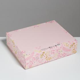 

Складная коробка подарочная «Новогодняя», 31 × 24,5 × 9 см