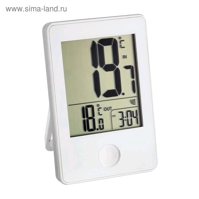 Термометр TFA 30.3051.02, цифровой, измерение внутри/снаружи помещения, 2хААА, белый