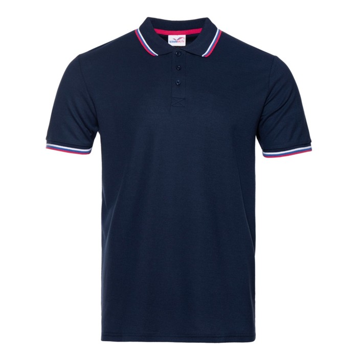 фото Рубашка поло мужская, размер xxs, цвет тёмно-синий stan